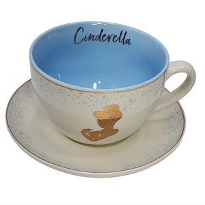 Cinderella Ceramic Teacup‎ and Saucer Set 16oz Disney